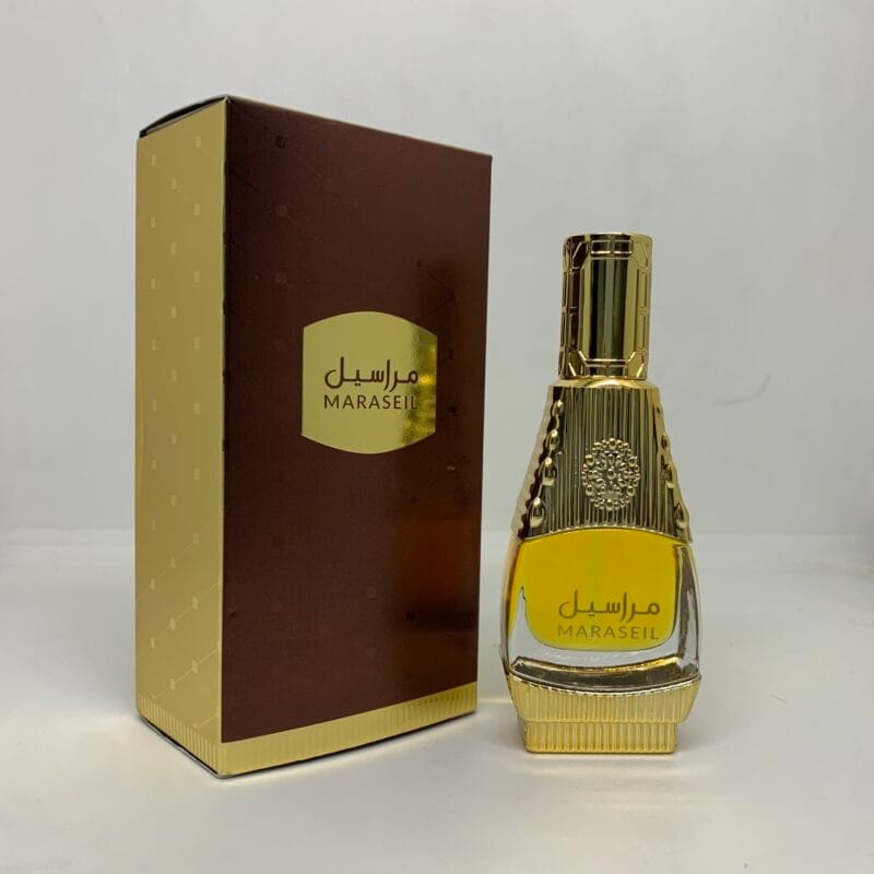 Maraseil Attar Perfume For Unisex 15 ML •Maraseil ব্যবহারের সাথে সাথেই মনটা নরম হয়ে যাবে। এর মায়াবী ঘ্রান আপনার স্নায়ুকে নিয়ন্ত্রন করবে।ব্যবহারের শুরুতেই এর মধ্যে থাকা রিফ্রেশিং ফ্রুটি ঘ্রান আপনাকে দোলা দিবে। ফ্রেশ নোটসটি একটু পর চলে গেলেও এর ঘ্রানের জাদুর মোহে যেন আরো বেশি করে জড়িয়ে নেয়।এর মিডল নোট টের পাবেন এটি ব্যবহারের ৪ ঘন্টা পরে।এতে নেই অধিক মিষ্টতা যা অসহ্যের কারণ হবে। এটি ব্যবহারে মনে হবে আপনি কোন সুগন্ধি ছড়ানোর মেশিন ।বিলিয়ে দিচ্ছেন সবার মাঝে আপনার সুগন্ধি।এর ঘ্রান এক নিমিষেই যে কারো মনটা ভাল করে দিবে। এছাড়াও মসজিদে, স্কুল কলেজে, অনুষ্ঠানে ব্যবহার করতে পারবেন । এটির ঘ্রানে আশে পাশে যারা আছে তারা প্রশংসা করতে বাধ্য হবে। ১৫ মিলির এই আতরটা আপনার মনকে নতুনত্বের সন্ধান দিয়ে প্রস্তুত। ৩ /৬ মিলিও নিতে পারবেন । -Notes - Fresh, Green, Fruity, Musky, Ambery ,Woody Etc •দুবাইয়ে ১৯৭৯ সালে Rasasi পারফিউম ব্র‍্যান্ড তাদের যাত্রা শুরু করে। ৪০ বছরের অধীক এই দীর্ঘ পথচলাতে সারা বিশ্বের মানুষকে সময়ে সময়ে অবাক করা অনেক পারফিউম উপহার দিয়েছে। তাদের মধ্যে অন্যতম এই মারাসাইল। বহু মানুষের ভালবাসায় সিক্ত এই রাসাসী পারফিউম ব্র‍্যান্ডের Maraseil আতরটি । Youtube - https://www.youtube.com/@Shanjoyperfumes