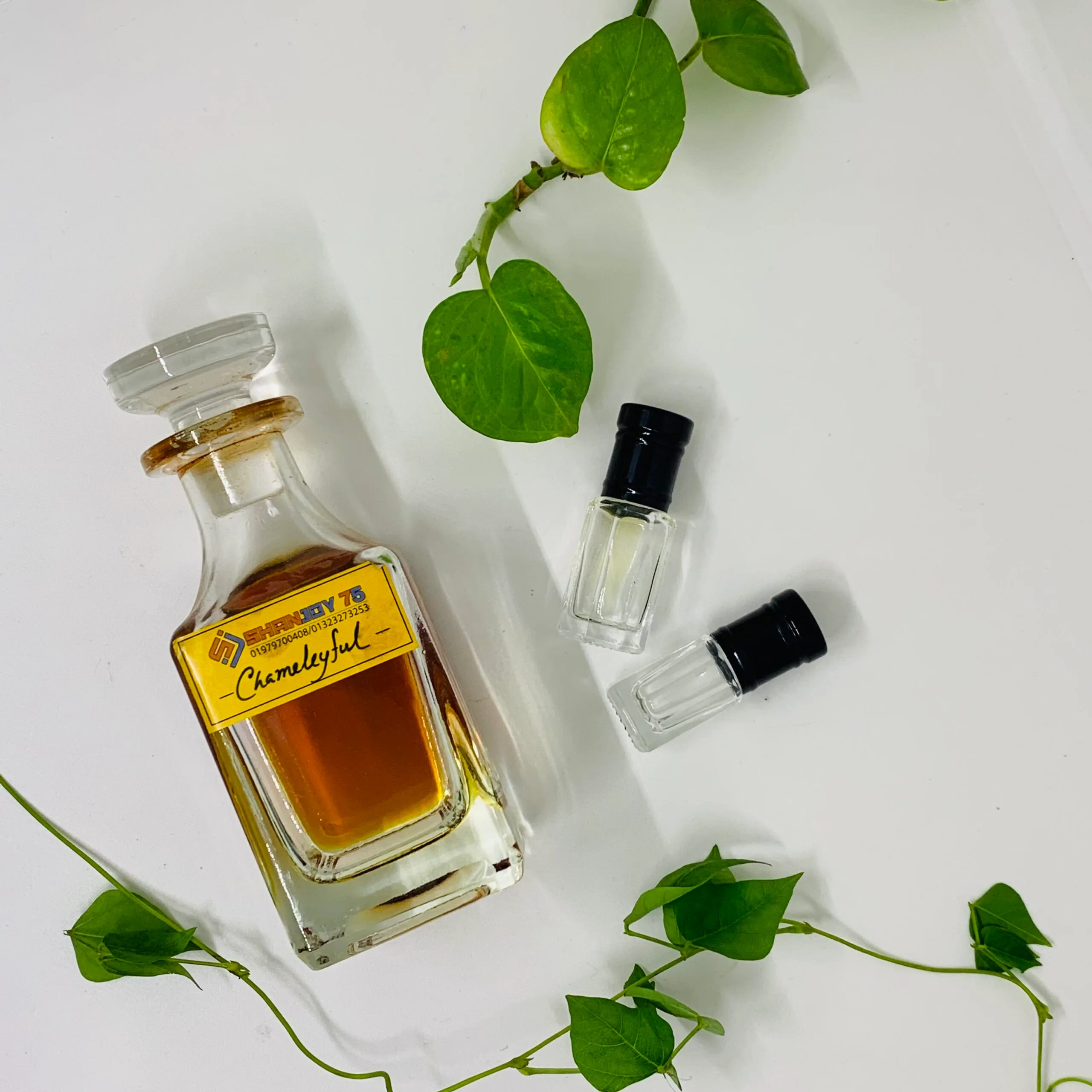 Chameleyful Floral Natural Attar  — “চামিলিফুল" আতর একটি সুন্দর ফুলের সুবাস।ফ্লোরাল কিছু আতর এর মধ্যে এর নামডাক খুবি ভালো ছড়িয়েছে,এটিতে প্রাকৃতিক উপাদান দিয়ে তৈরি করা হয়েছে যা মশলাদার এবং বিশুদ্ধ ফুলের টকটকা ঘ্রান আপনার মনে গেথে যাবে। চামেলি আতর পারফিউম তার মিষ্টি, কমনীয় সুগন্ধের জন্য সুপরিচিত যা জুঁই নামক বহুমুখী ফুল থেকে তৈরি করা হয়।এই বহুমুখী ফুলের ভারতীয় সংস্কৃতিতে দীর্ঘ ইতিহাস রয়েছে।এটি শক্তিশালী, মিষ্টি, দীর্ঘস্থায়ী আতর।চামেলি আতর ভারতের অন্যতম জনপ্রিয় এবং প্রিয় আতর। এর কারণে, মনকে সতেজ করে এবংন আপনাকে সারাদিন প্রশান্তির মধ্যে রাখে। আমাদের "চামিলিফুল" আতর 100% প্রাকৃতিক যা আপনার কাপড় এবং ত্বকে দীর্ঘক্ষণ থাকে। Youtube - https://www.youtube.com/@Shanjoyperfumes Page - https://www.facebook.com/ShanjoyPerfumes