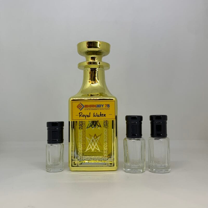 Royal Water Creed for Women and Men : ঠান্ডা!!!!!!!!!!!খুব ঠান্ডা!!!!!!!!!!! এই গরমে ঠান্ডা অনুভূতি কেনা চায় বলুন?তাও যদি হয় ফ্রেশ এ্যাকুয়াটিক আর মেন্থলের মত ঠান্ডা সুগন্ধি সুধু ছোট্টো একটি বতলে।এই গরমে ঘেমে ঘেমে একাকার,মনে অস্থিরতা,মানসিক প্রেসার, সব কিছু মিলিয়ে যেনো মন ভালো থাকতেই চান মনে হয় সমুদ্রের মাঝে থাপ দিয়ে সাথে লেবুর এক শরবত ঢকঢক করে গিয়ে ফেলি,অথবা মনে হয় কোনএক সুগন্ধিময় দুনিয়ায় চলে যাই যেখানে এমন সুগন্ধির ছড়াছড়ি থাকবে যা নাকে আসা মাত্রই মন,শরীর সব কিছুই যেনো ঠান্ডা হয়ে যায়,এইরকম অনুভূতি পেতে হলে ব্যবহার করুন আমাদের এক অসাধারণ পারফিউম অয়েল "Royal Water" এটি এমন এক সুগন্ধি যার মধ্যে সিট্রাসি, ফ্রেশ,কুলিং,ফ্রেশ স্পাইসি,লেবু,অরেঞ্জ সহ অনেক ঠান্ডা সুগন্ধির জাদুতে ভরপুর। অনেকেই অনেক ধরনের ফ্রেশ টাইপের আতর বা সুগন্ধি ব্যবহার করেছেন,আমি বলবো আমাদের এই "Royal Water" টা ব্যবহার করুন তাহলেই সব বাদ দিয়ে আমাদের এই অসাধারণ জিনিসটি আপনার পছন্দের তালিকায় শীর্ষে চলে যাবে।