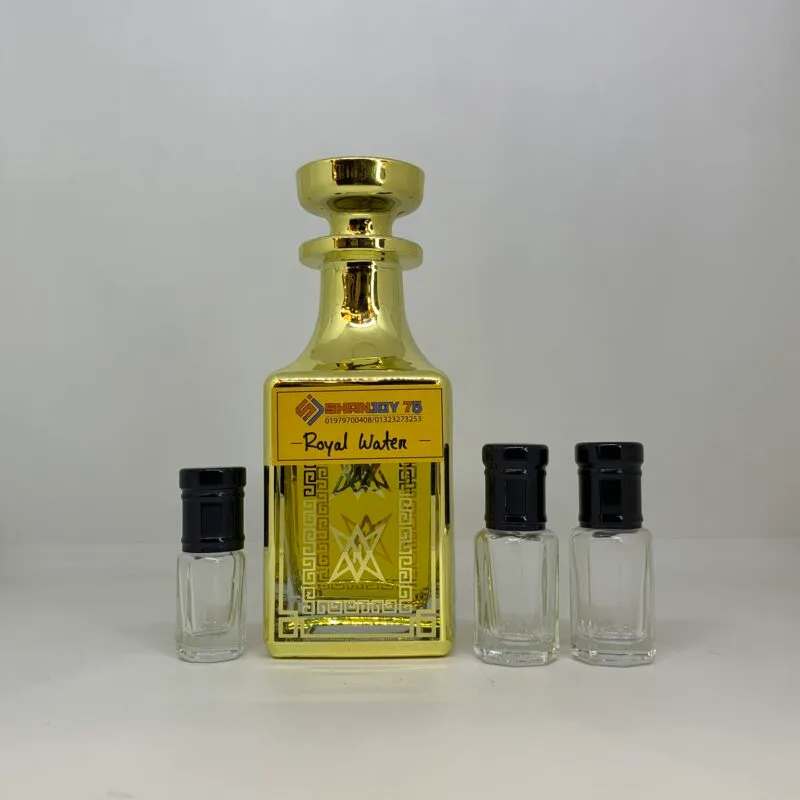 Royal Water Creed for Women and Men : ঠান্ডা!!!!!!!!!!!খুব ঠান্ডা!!!!!!!!!!! এই গরমে ঠান্ডা অনুভূতি কেনা চায় বলুন?তাও যদি হয় ফ্রেশ এ্যাকুয়াটিক আর মেন্থলের মত ঠান্ডা সুগন্ধি সুধু ছোট্টো একটি বতলে।এই গরমে ঘেমে ঘেমে একাকার,মনে অস্থিরতা,মানসিক প্রেসার, সব কিছু মিলিয়ে যেনো মন ভালো থাকতেই চান মনে হয় সমুদ্রের মাঝে থাপ দিয়ে সাথে লেবুর এক শরবত ঢকঢক করে গিয়ে ফেলি,অথবা মনে হয় কোনএক সুগন্ধিময় দুনিয়ায় চলে যাই যেখানে এমন সুগন্ধির ছড়াছড়ি থাকবে যা নাকে আসা মাত্রই মন,শরীর সব কিছুই যেনো ঠান্ডা হয়ে যায়,এইরকম অনুভূতি পেতে হলে ব্যবহার করুন আমাদের এক অসাধারণ পারফিউম অয়েল "Royal Water" এটি এমন এক সুগন্ধি যার মধ্যে সিট্রাসি, ফ্রেশ,কুলিং,ফ্রেশ স্পাইসি,লেবু,অরেঞ্জ সহ অনেক ঠান্ডা সুগন্ধির জাদুতে ভরপুর। অনেকেই অনেক ধরনের ফ্রেশ টাইপের আতর বা সুগন্ধি ব্যবহার করেছেন,আমি বলবো আমাদের এই "Royal Water" টা ব্যবহার করুন তাহলেই সব বাদ দিয়ে আমাদের এই অসাধারণ জিনিসটি আপনার পছন্দের তালিকায় শীর্ষে চলে যাবে।